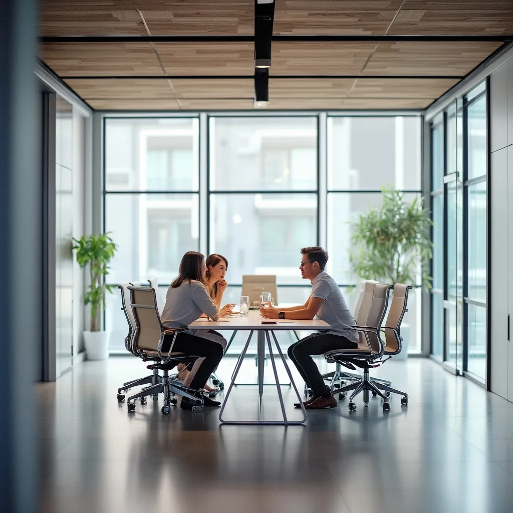 Modern office meeting room.